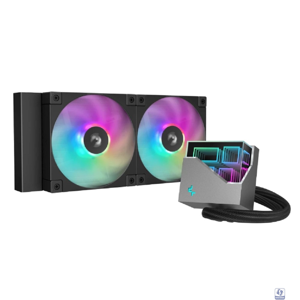 Кулер с водяным охлаждением DeepCool LT240,  120мм, Ret