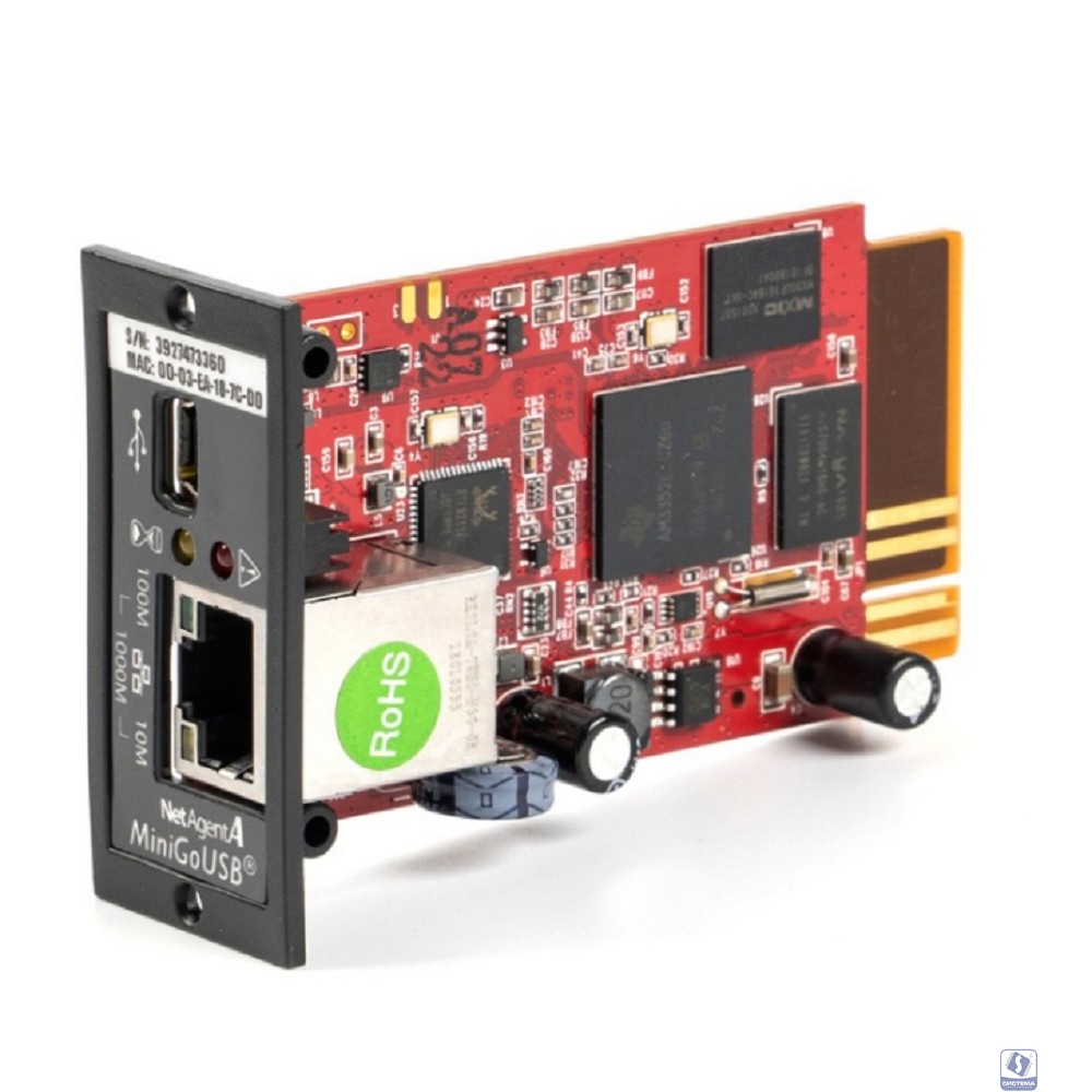 Бастион SNMP-модуль DA 806 для SKAT UPS-RACK от 1000ВА до 3000ВА Мониторинг и управление по Ethernet (2166)