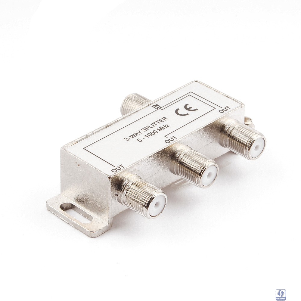 ТВ проф. сплиттер на 3 телевизора, Cablexpert 5-1000MHZ (AS-TV-03)