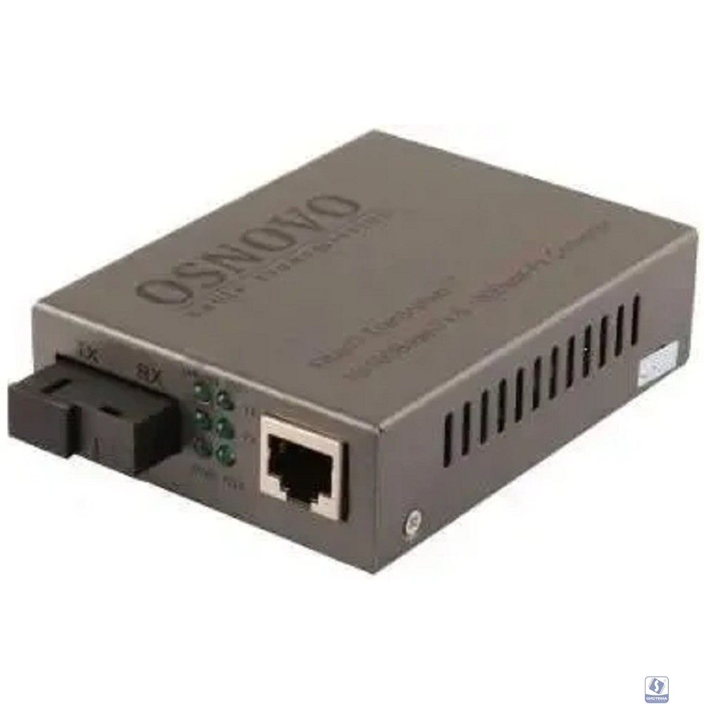 OMC-100-11S5a Оптический Fast Ethernet медиаконвертер для передачи Ethernet по одному волокну одномодового оптического кабеля до 20км.