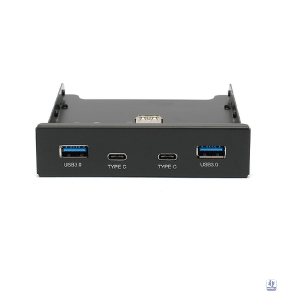 Gembird Планка USB 3.0 на переднюю панель 3.5", 2 порта USB и 2 порта Type-C (FP3.5-USB3-2A2C)