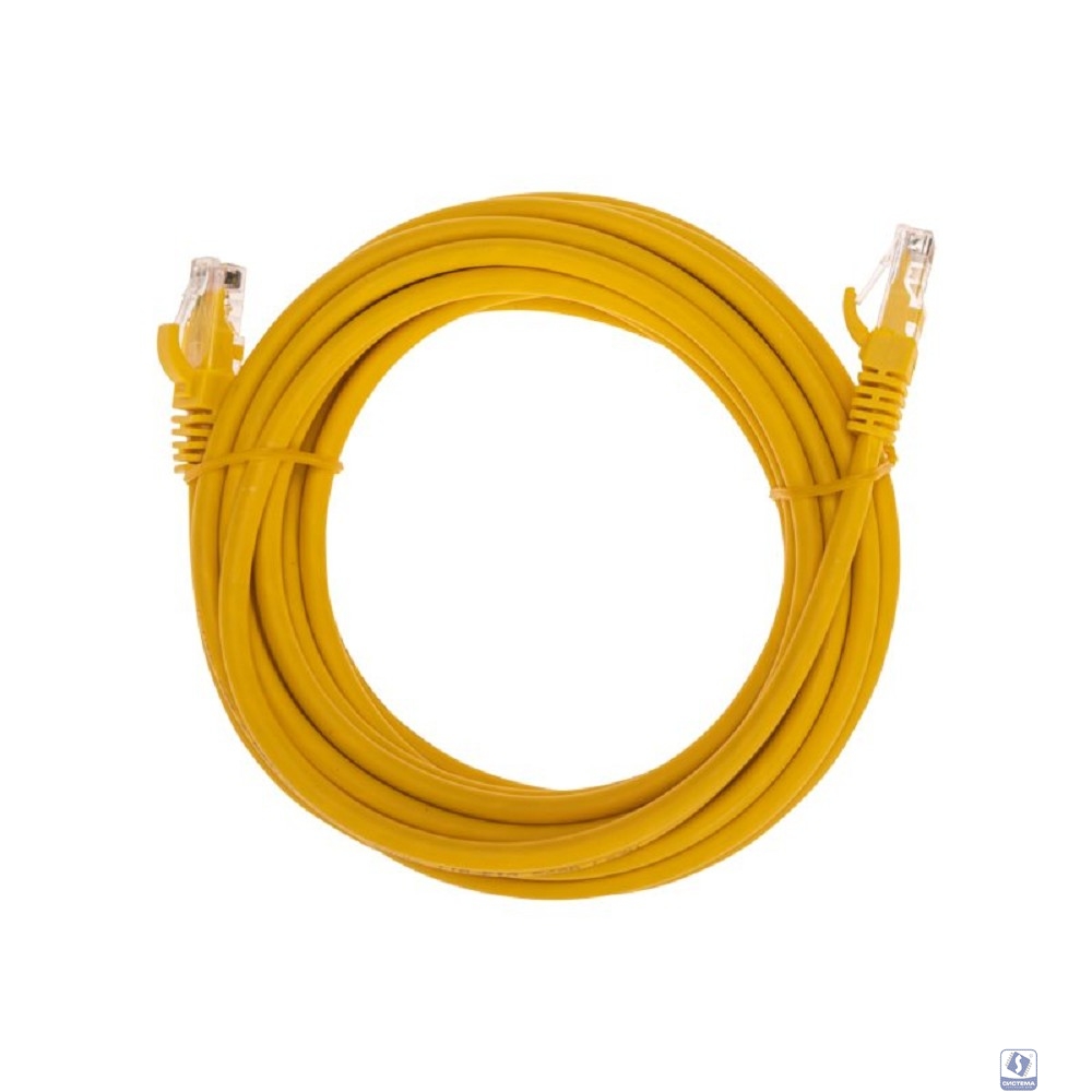 Rexant (02-0295-5) Патч-корд U/UTP, CAT 6, RJ45-RJ45, 26AWG, LSZH, желтый, 5м
