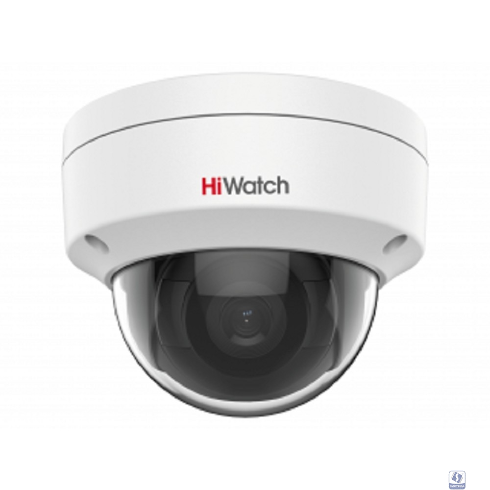 HIWATCH DS-I202(E)(4mm), Камера видеонаблюдения IP 1080p,  4 мм,  белый