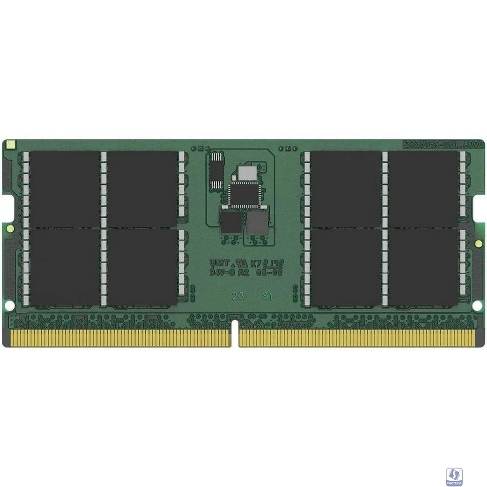 Модуль памяти Kingston 48GB DDR5 5600 Non-ECC Unbuffered SODIMM CL46 2RX8 1.1V 262-pin 24Gbit