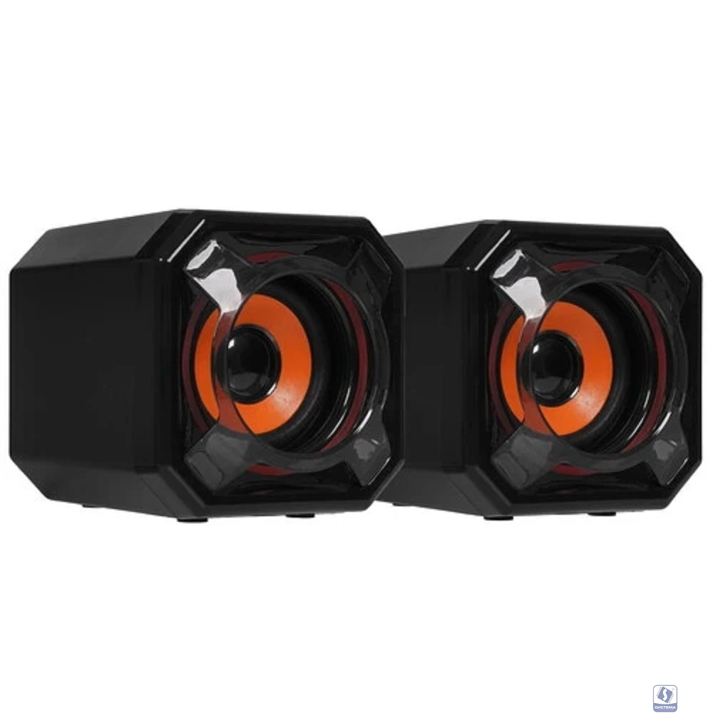 Акустич. система 2.0 Gembird SPK-405, пассив. излучатели, черный, 5 Вт, рег. громкости USB-питание					