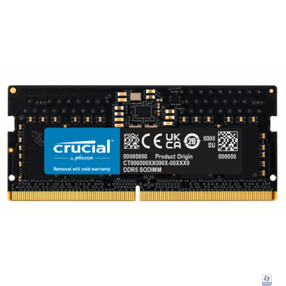 Crucial DDR5 SODIMM 8Gb 5600MHz CT8G56C46S5 CL46 