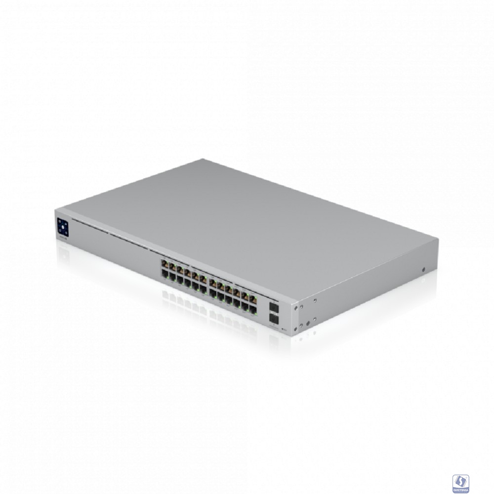 UBIQUITI USW-Pro-24-POE PoE-коммутатор в стойку, 24х 1G RJ45, 2х 10G SFP+, раздача 400 Вт