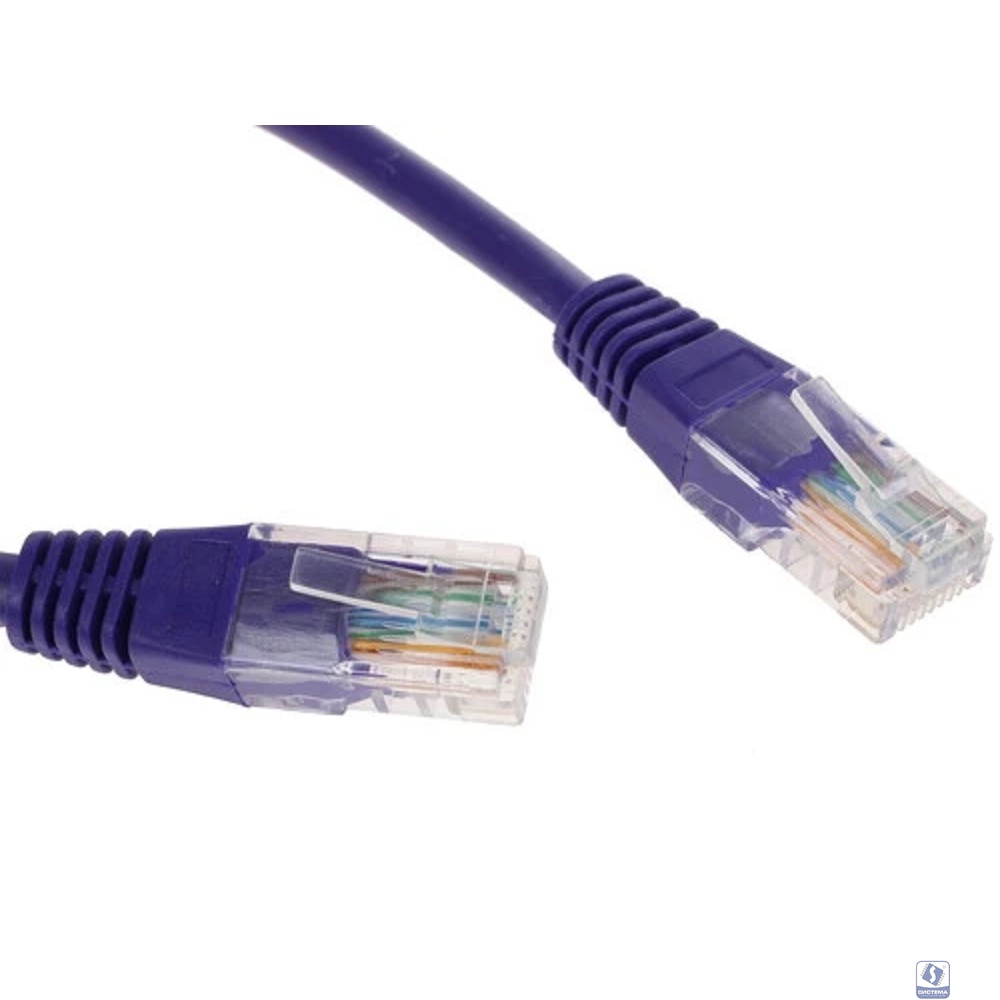 Cablexpert PP12-0.25M/V Патч-корд UTP  кат.5e, 0.25м, литой, многожильный (фиолетовый)