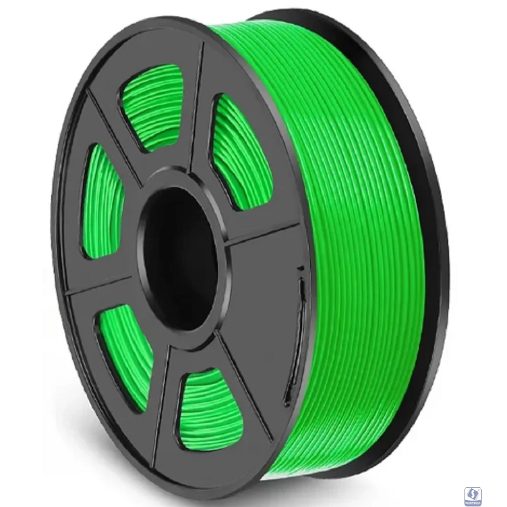 Филамент NVPRINT PETG Green для 3D печати диаметр 1.75мм  длина 330 метров  масса 1 кг
