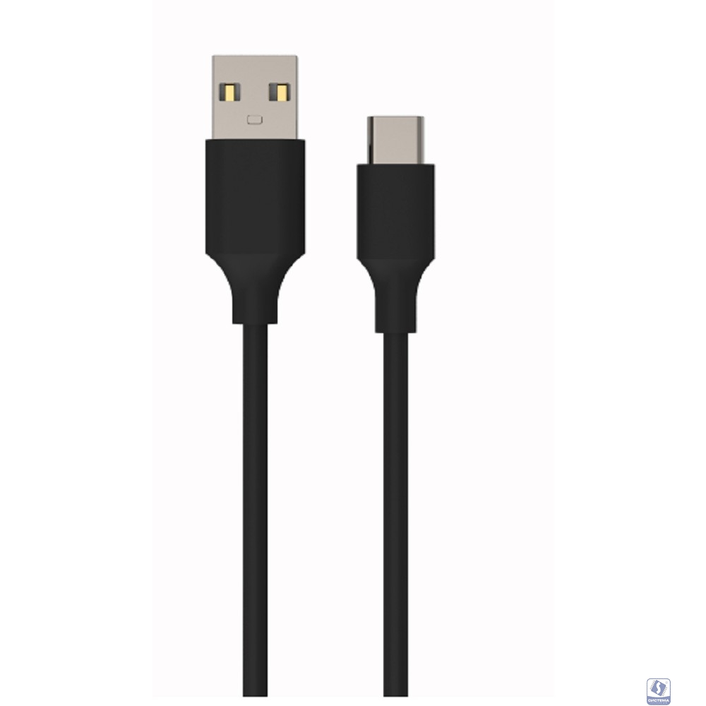 Bion Кабель USB 2.0 AM to Type-C cable (AM/CM), 1м, черный, 3A (36W) [BXP-CCP-USB2-AMCM-6-1M]