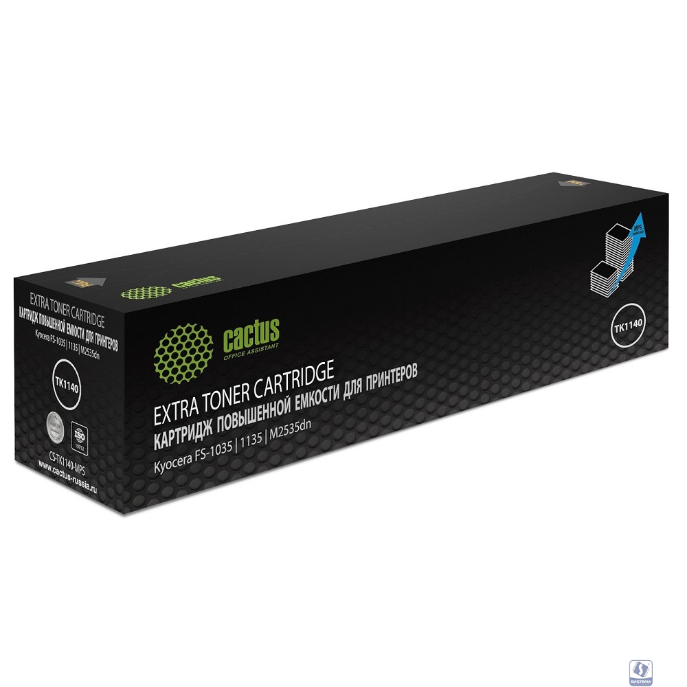 Картридж лазерный Cactus CS-TK1140-MPS черный (14400стр.) для Kyocera FS-1035/1135/M2535dn