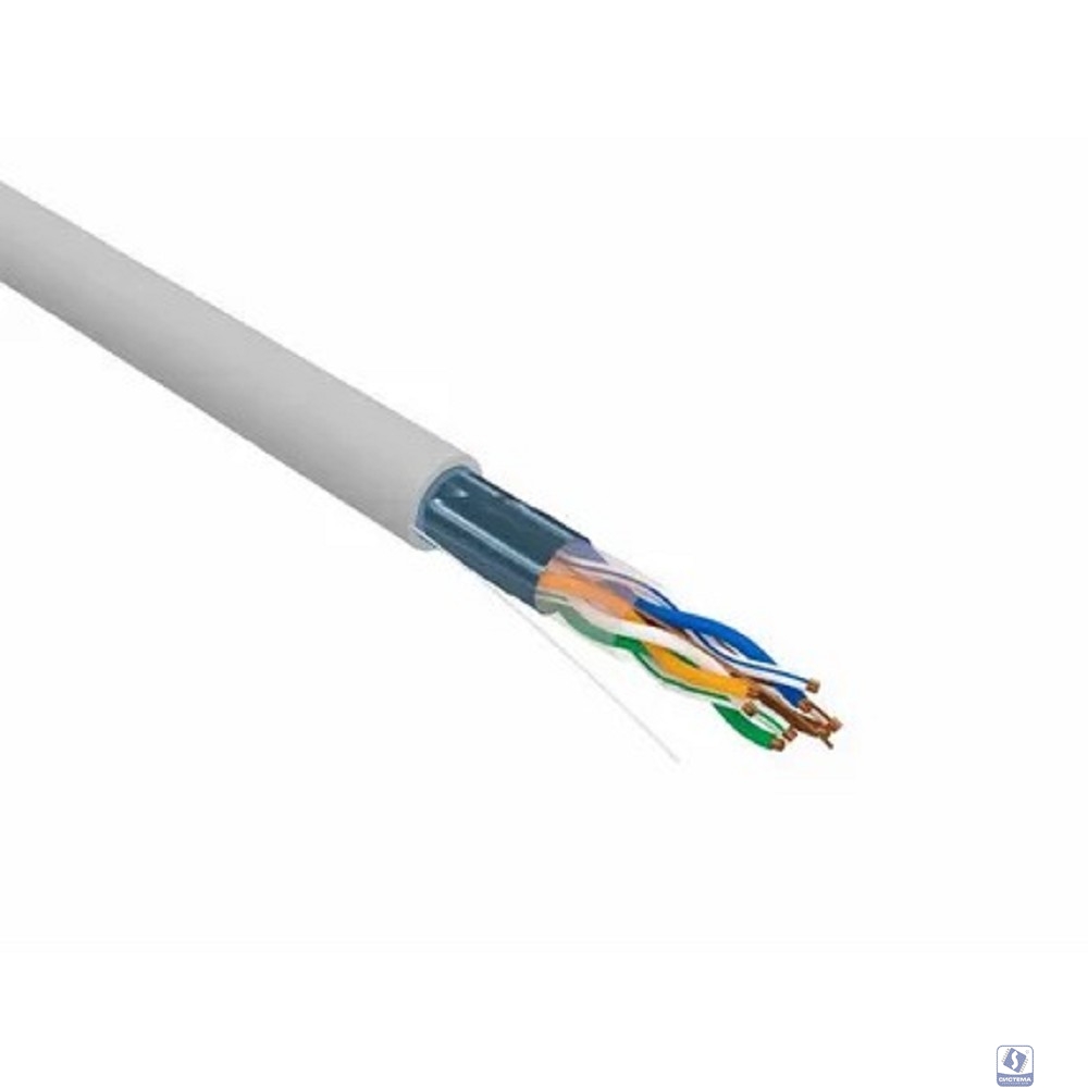 Rexant (01-0143-R) Кабель витая пара F/UTP, CAT 5e, PVC, 4PR, 24AWG, INDOOR, SOLID, серый, 305м, РФ