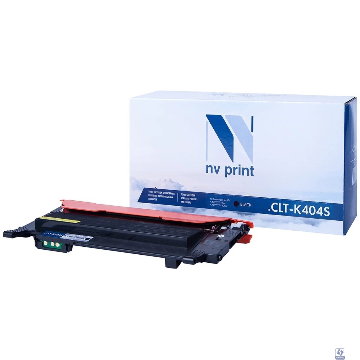 Картридж NVP совместимый NV-CLT-K404S Black для Samsung Xpress SL-C480/ SL-C480FW/ SL-C480W/ SL-C430/ SL-C430W (1500k)