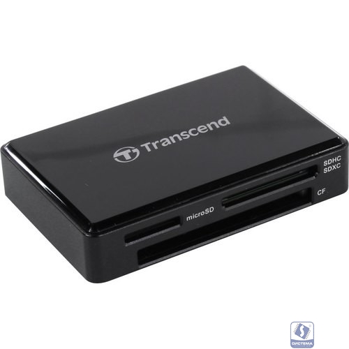 Внешний картридер Считыватель карты памяти Transcend USB3.1 Gen1 All-in-1 Multi Card Reader,Type C [TS-RDC8K2]