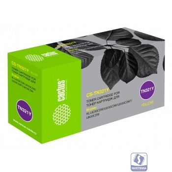 Картридж лазерный Cactus CS-TN321Y желтый (1500стр.) для Brother HL-L8250CDN/MFC-L8650CDW