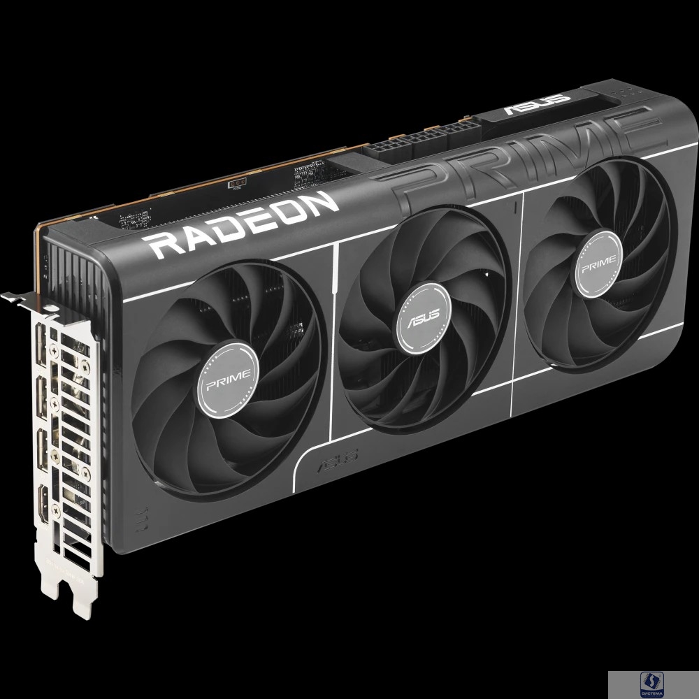 Видеокарта ASUS PRIME-RX9070XT-O16G//RX9070XT HDMI DP*3 16G D6; 90YV0L71-M0NA00