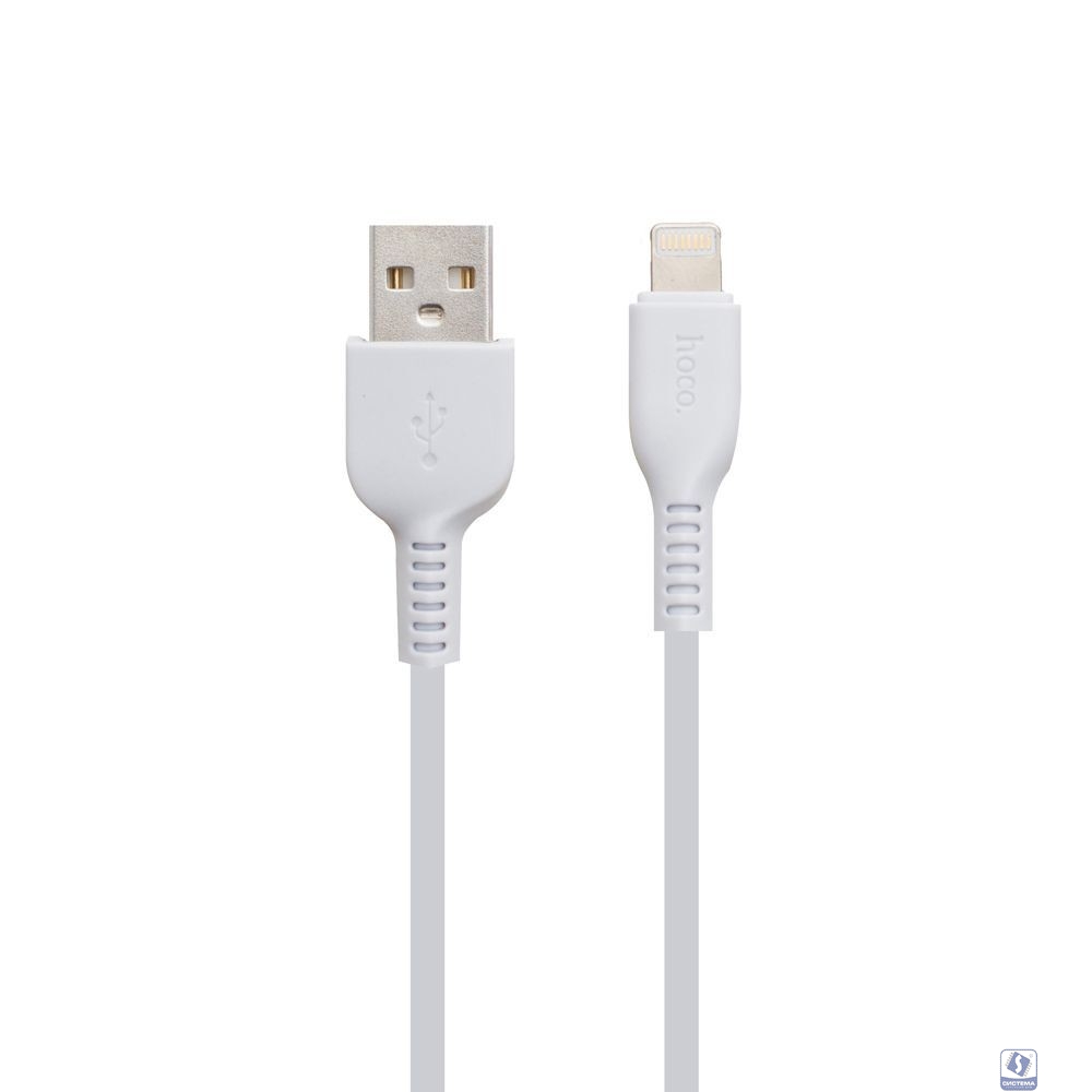 HOCO Кабель USB2.0 Hoco AM/Lightning, 2А, X13, 1м, белый, коробка