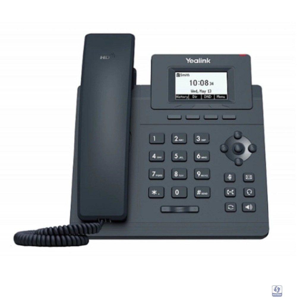 YEALINK SIP-T30P, 1 аккаунт, PoE, без БП, шт