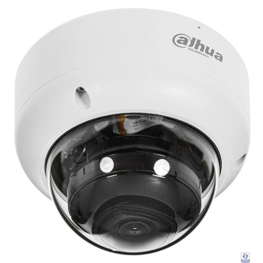 DAHUA DH-IPC-HDBW3441EP-AS-0360B-S2 Уличная купольная IP-видеокамера 4Мп, 1/3” CMOS, объектив 3.6мм, видеоаналитика, микрофон, ИК 50м, IP67, IK10, металл