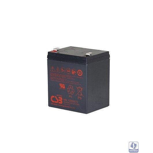 CSB Батарея HRL1225W F2FR (12V, 6 Ah) 