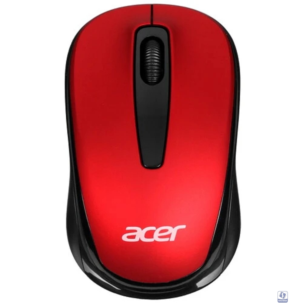 Acer OMR136 [ZL.MCEEE.01J] красный оптическая (1000dpi) беспроводная USB для ноутбука (2but)