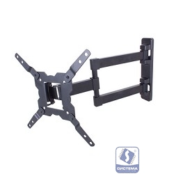 Kromax GALACTIC-12 black, Кр. стал. наст. для TV 15"-42", max 25 кг, 5 ст св., нак. -3+10, пов. 180°, от ст. 46-328 мм, max VESA 200x200 мм. Kromax GALACTIC-12 black, Кр. стал. наст. для TV 15"-42", max 25 кг, 5 ст св., нак. -3+10, пов. 180°, от ст. 46-328 мм, max VESA 200x200 мм.