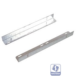 ЦМО Комплект уголков опорных (направляющие) для напольных шкафов, глубина 750 мм, нагрузка до 100 кг. (УО-75)