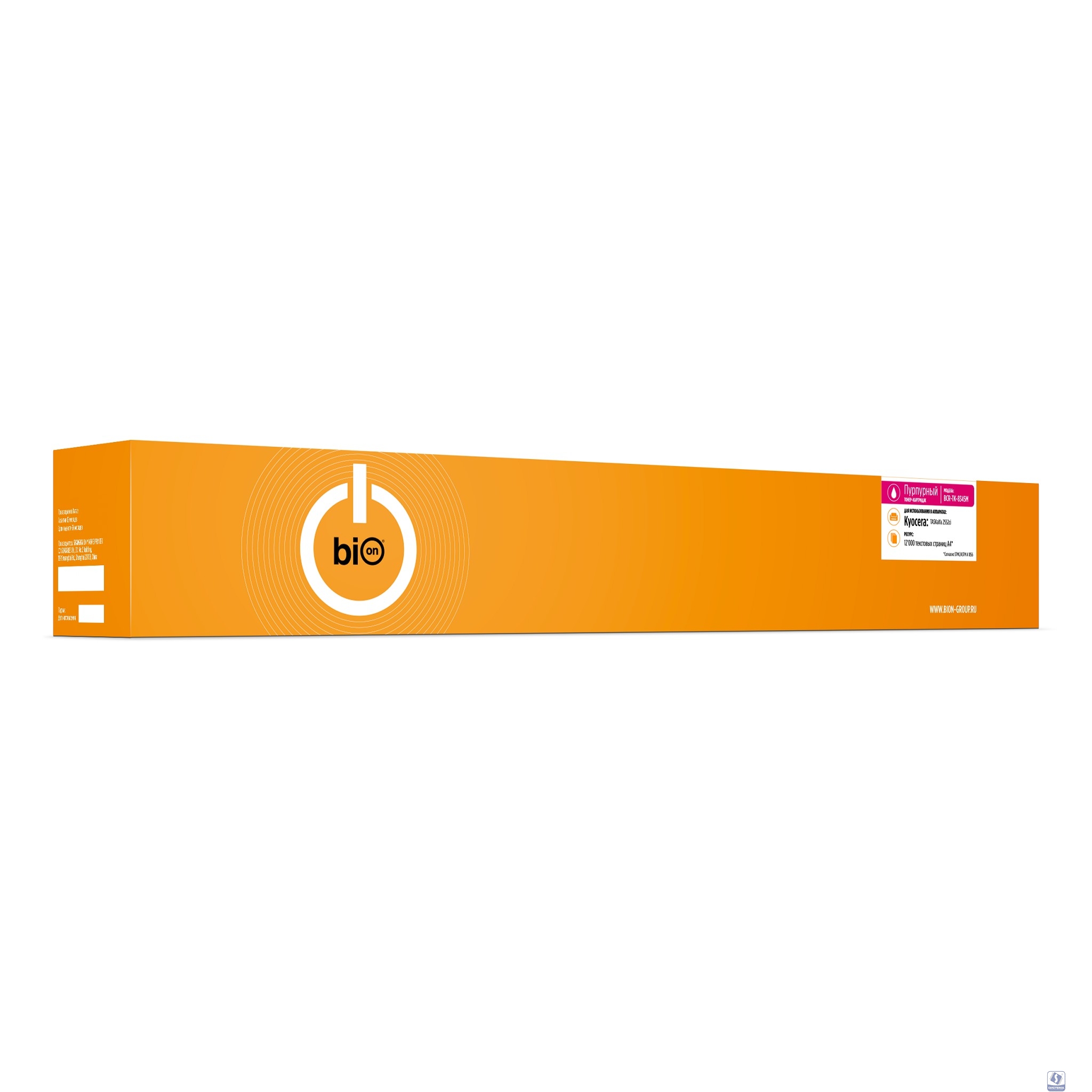 Bion TK-8345M Картридж для Kyocera TASKalfa 2552ci (12000 стр.), Пурпурный, с чипом