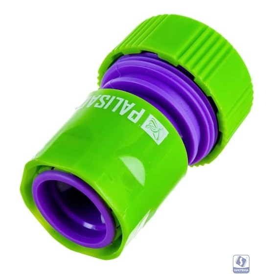 Соединитель пластмассовый быстросъемный для шланга 3/4"// Palisad [66160]