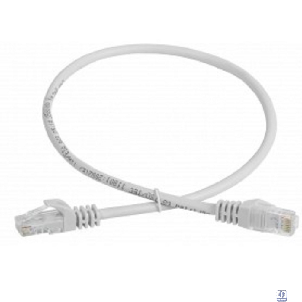 ITK PC01-C5EU-2M-G Шнур коммутационный кат. 5Е UTP 2м серый GENERICA