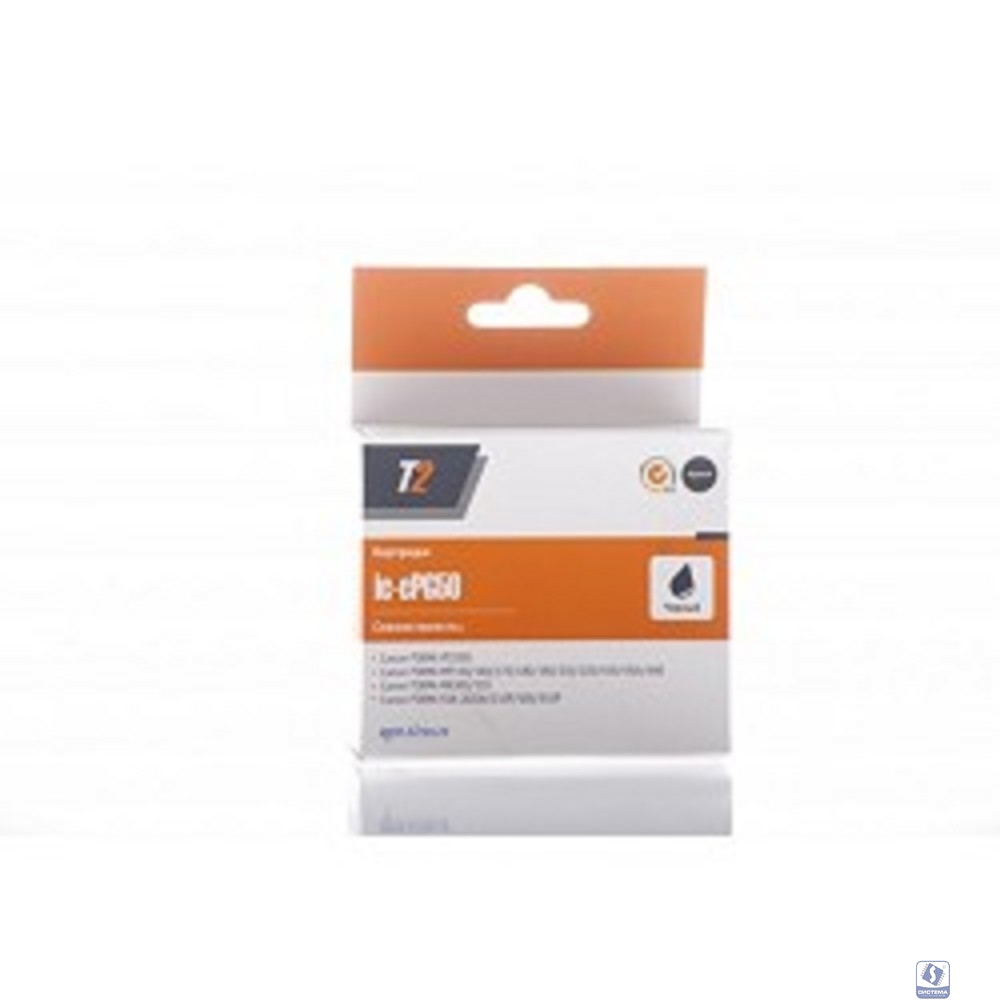 T2 PG-50 Картридж  (IC-CPG50) для Canon PIXMA iP2200/MP150/450/460/MX300/310/AX-JX200/210P/500/510P, черный