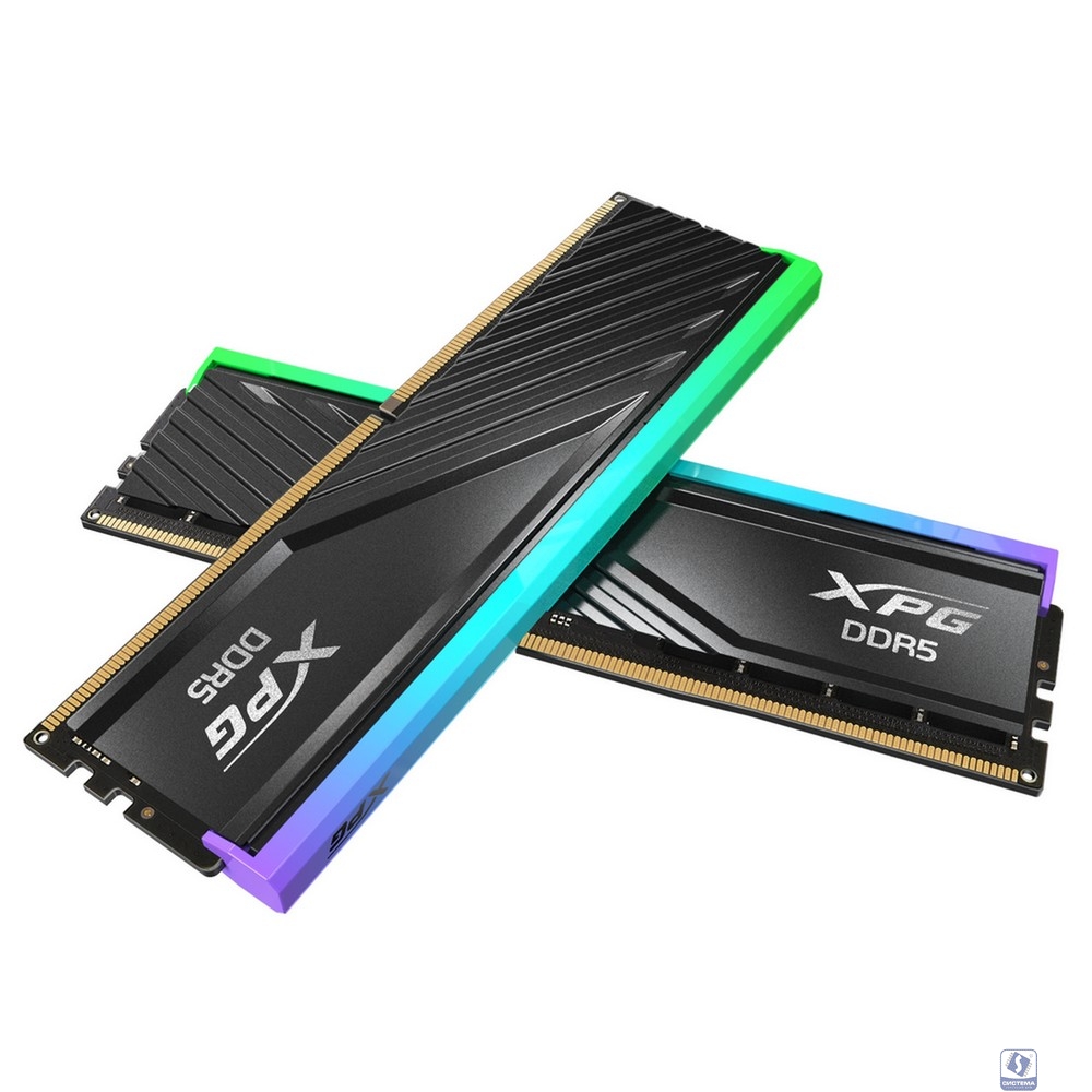 A-data DDR5 2x16GB 6000MHz  AX5U6000C3416G-DTLABRBK XPG Lancer RGB RTL PC5-48000 CL34 DIMM 288-pin 1.35В kit dual rank