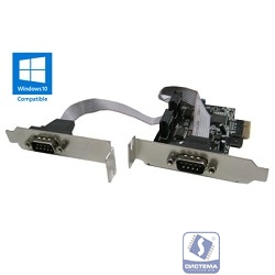 ORIENT XWT-PE2SLP OEM PCI-Ex1, 2xCOM9M, Low Profile ORIENT XWT-PE2SLP OEM PCI-Ex1, 2xCOM9M, Low Profile