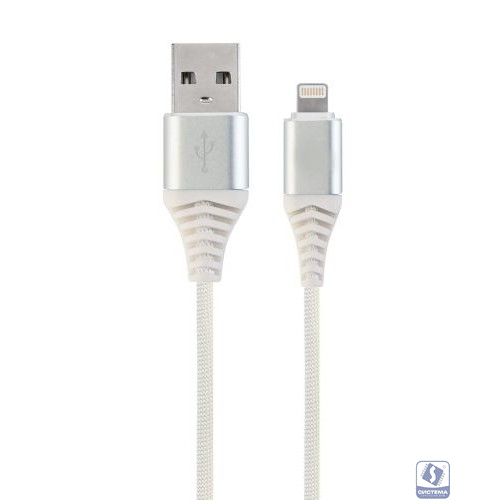 Filum Кабель USB 2.0, 1 м., белый, 2 А, разъемы: USB A male - Lightning male, пакет. [FL-CPro-U2-AM-LM-1M-W1] (901872)