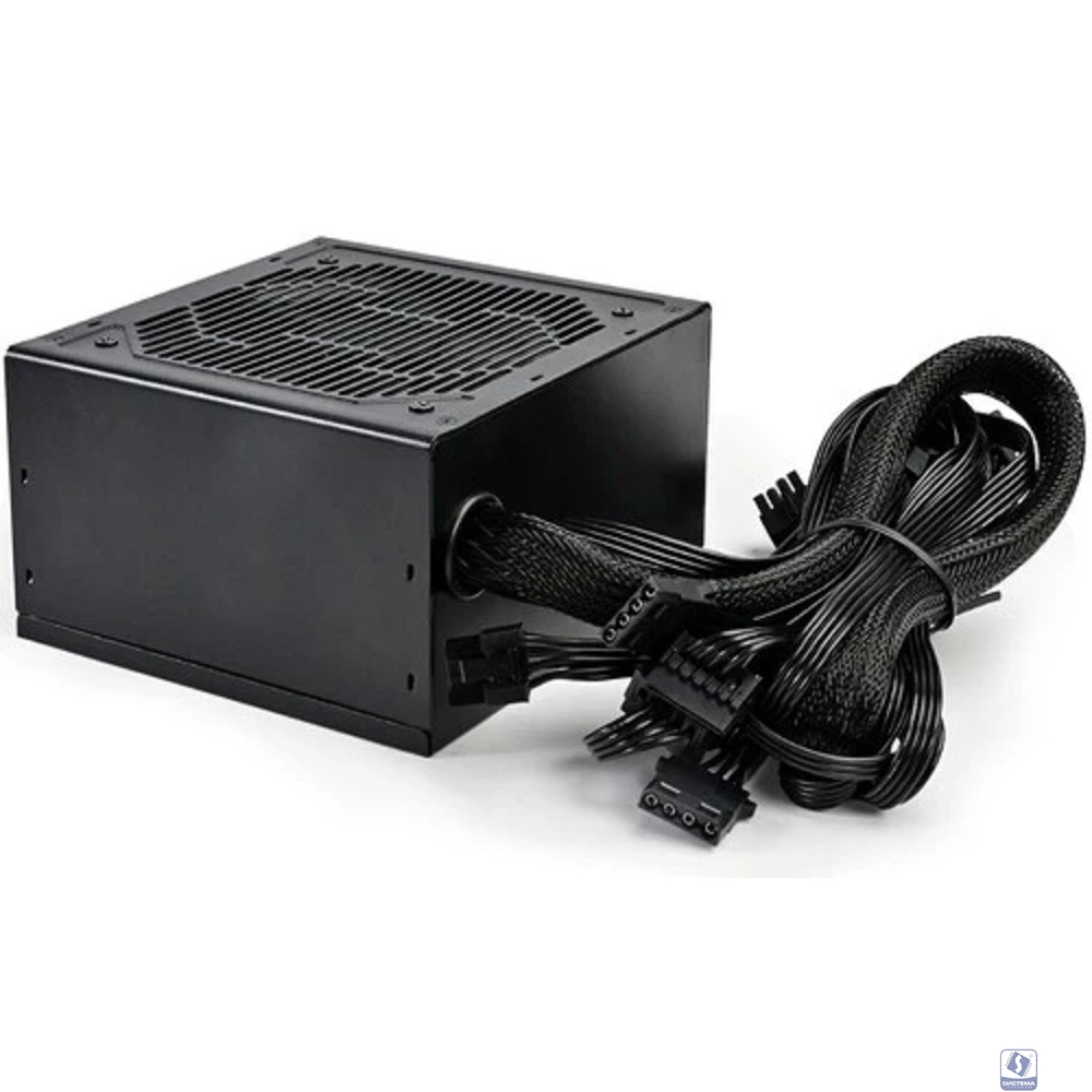 PCCOOLER, 650W 80+ White (ATX, ATX 2.4, Non-modular, 1x24(20+4)pin 550mm, 1xCPU*2 8(4+4)pin 610+150mm, 2xPCIe 8(6+2)pin 510mm, 2xSATA*3+MOLEX4pin*1 450+150+150+150mm , Active, 120x120