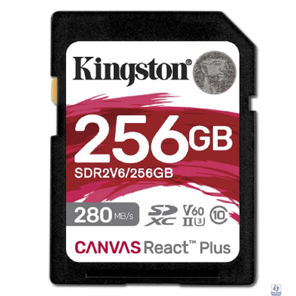 SecureDigital 256GB Kingston SDR2V6/256GB Canvas React Plus w/o adapter