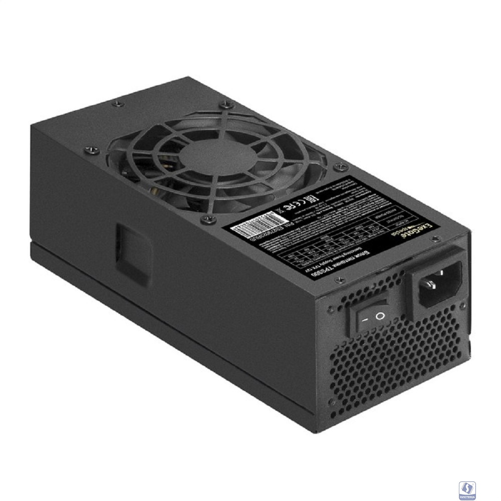 Exegate EX292228RUS Блок питания 450W ExeGate TPS450 (TFX, 8cm fan, 24pin, 4+4pin, 3xSATA, 2xIDE, black)
