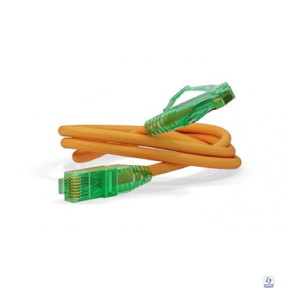 Кабельная сборка Hyperline PC-LPM-UTP-RJ45-RJ45-C6a-3M-LSZH-OR Патч-корд U/UTP, Cat.6a (100% Fluke Component Tested), 10G, LSZH, 3м, оранжевый