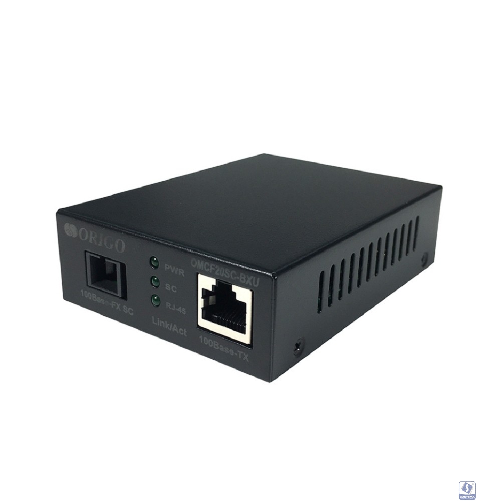 ORIGO OMCF20SC-BXU/A1A WDM медиаконвертер 100Base-TX / 100Base-FX (SC), Tx: 1310 нм, Rx: 1550 нм, одномод, до 20 км