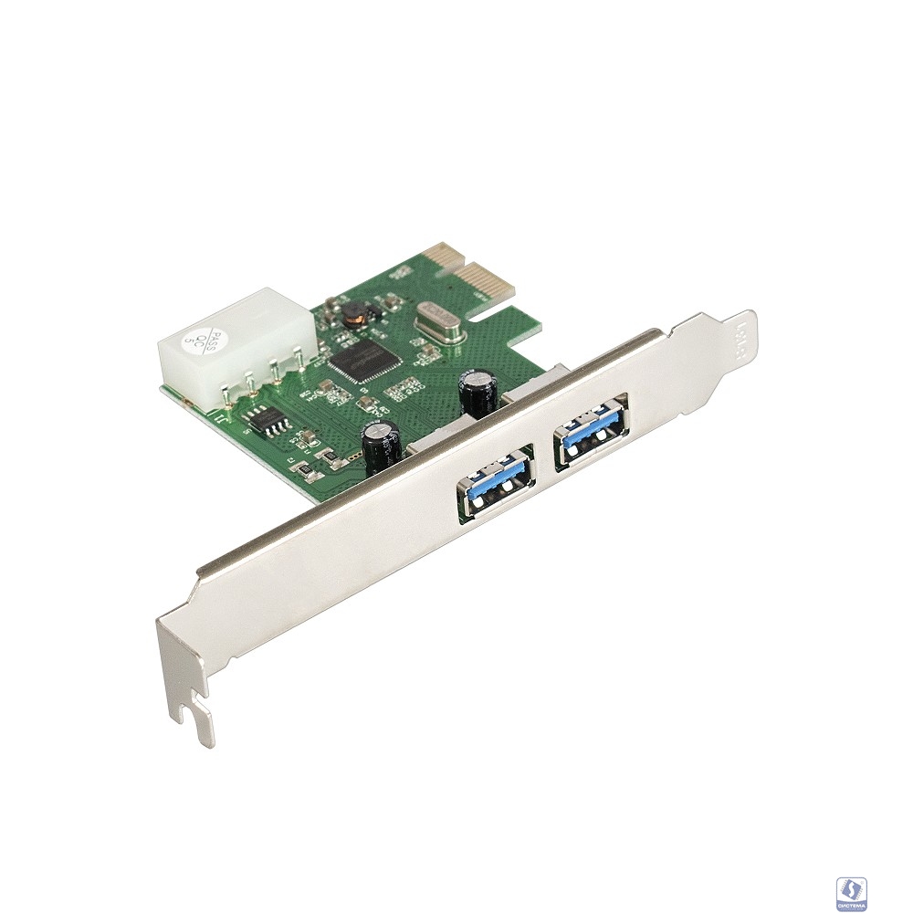Exegate EX283718RUS Контроллер EXE-319 PCI-E 2.0, 2*USB3.0 ext, разъем доп.питания (OEM) Exegate EX283718RUS Контроллер EXE-319 PCI-E 2.0, 2*USB3.0 ext, разъем доп.питания (OEM)