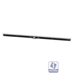 REM Верт. блок розеток Rem-32 на 2 конт. по 5 C19, 10 C13 с авт., и амп., 32А,алюм.,33-48U (R-32-2x(10C13-5C19-A-Am)-1420-K)