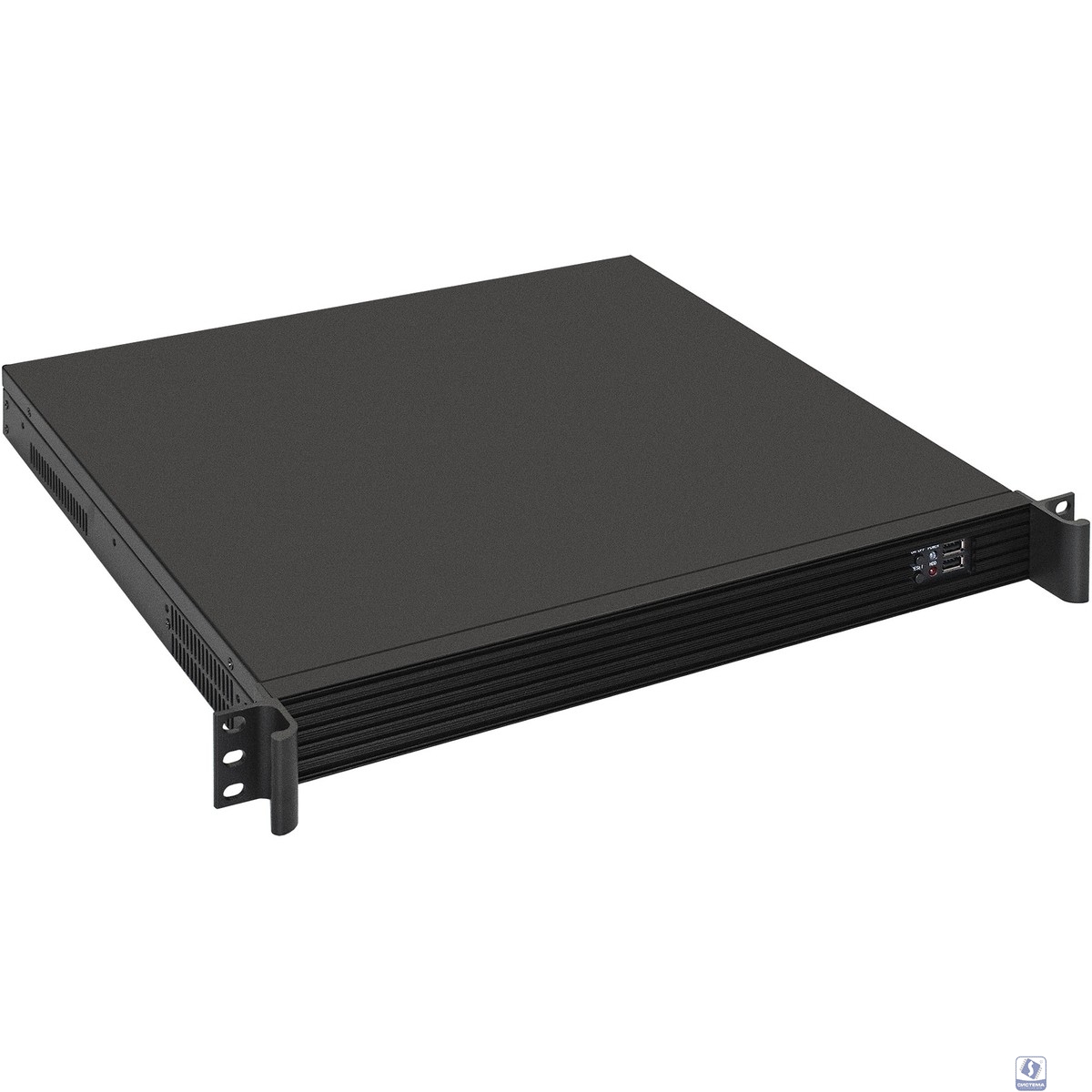 Exegate EX279778RUS Серверный корпус Exegate Pro 1U390-01 <RM 19",  высота 1U, глубина 390, БП 300DS, USB>