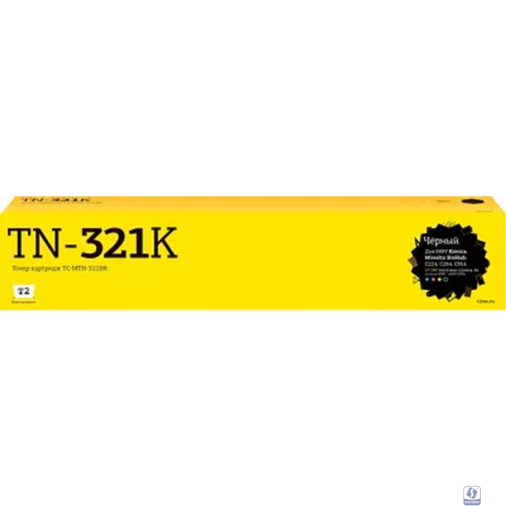             TC-MTN-321BK Тонер-картридж T2 для Konica-Minolta BizHub C224/C284/C364 (27000 стр.) черный, с чипом