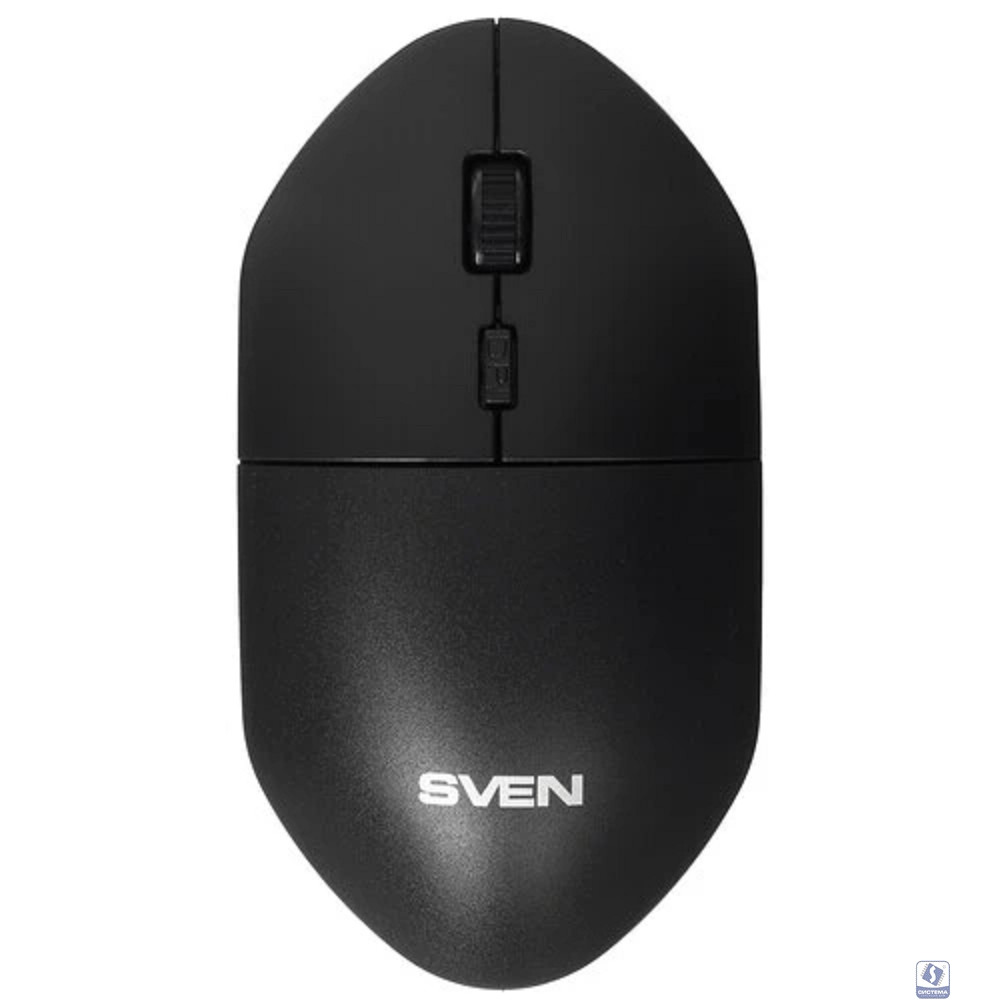 Беспроводная мышь Sven RX-515SW чёрная (2,4 GHz, 3+1кн. бесш. кн., 800-1600DPI, блист)