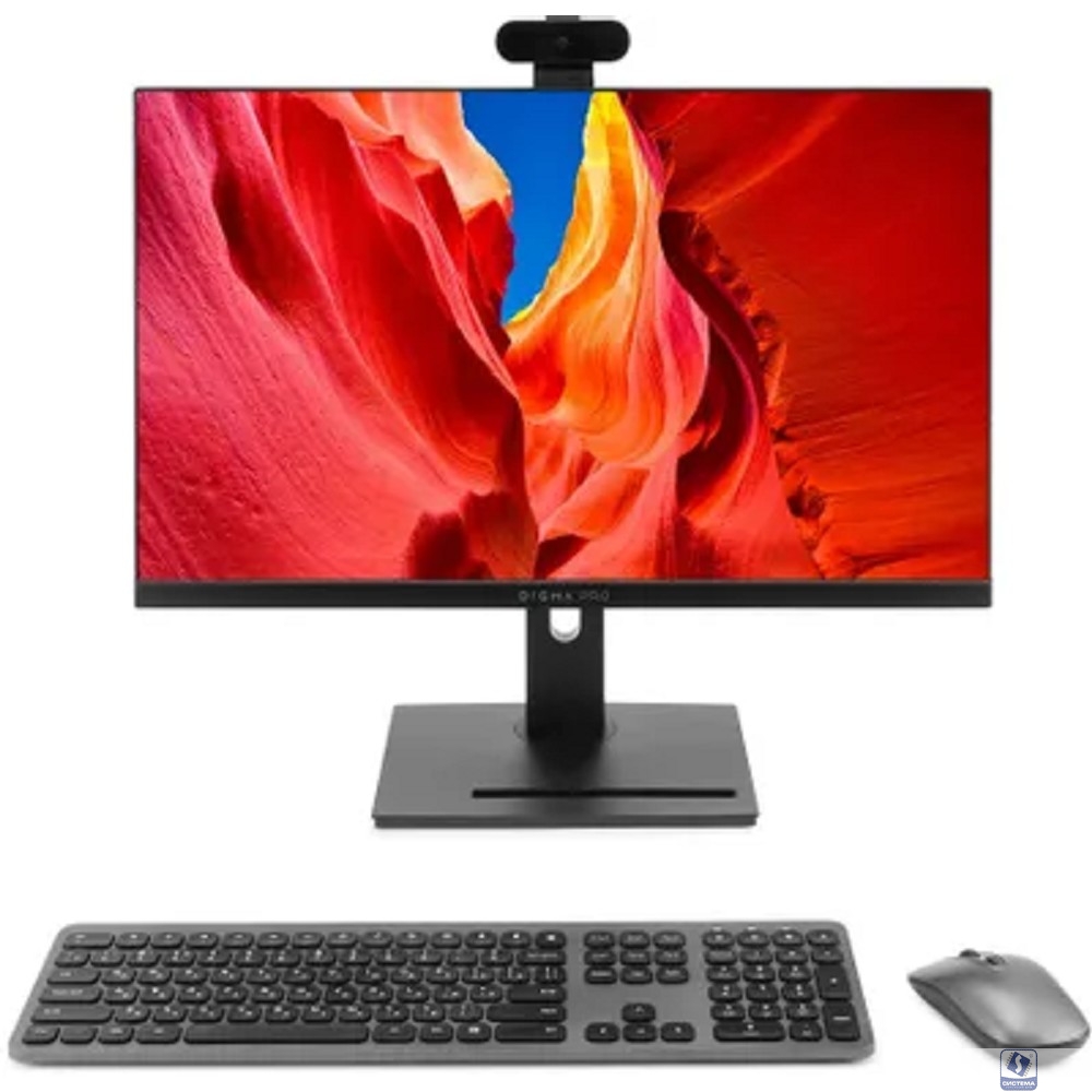 Digma Pro Vision 23.8" Full HD Ryzen 3 5425U/8Gb/SSD256Gb RGr/CR/W11Pro/kb/m/черный 1920x10
