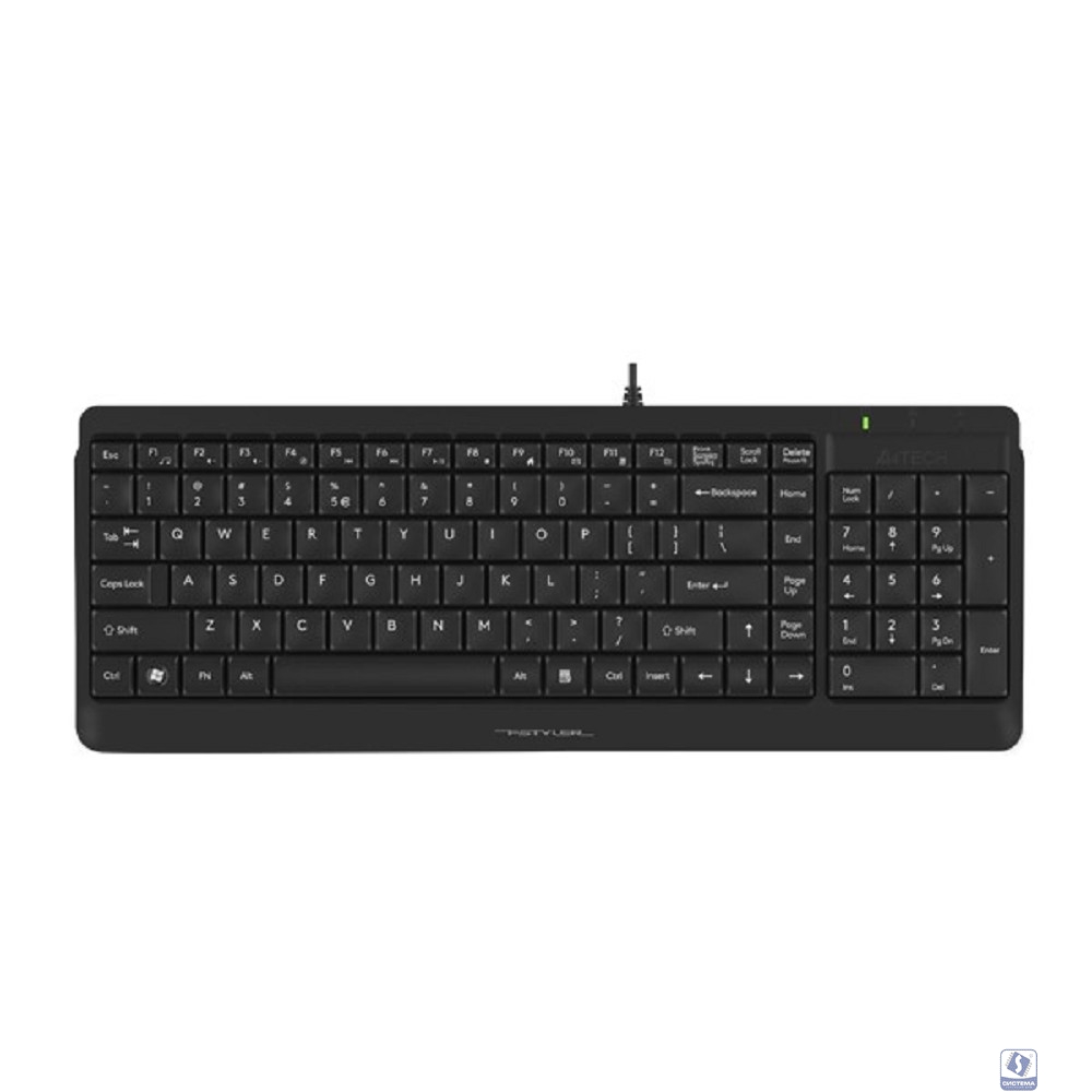 Клавиатура A4Tech Fstyler FK15 черный USB (FK15 BLACK)