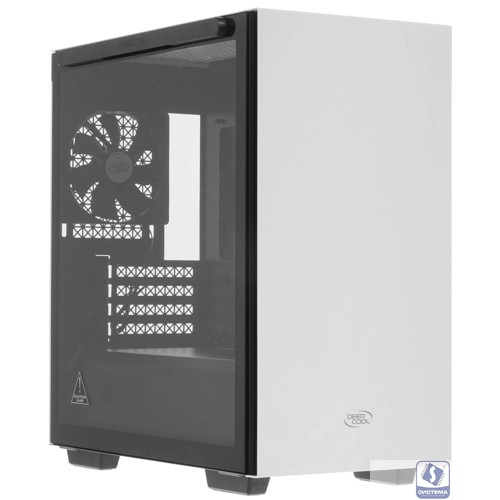 Deepcool MACUBE 110 WH белый без БП mATX 1x120mm 2xUSB3.0 audio bott PSU