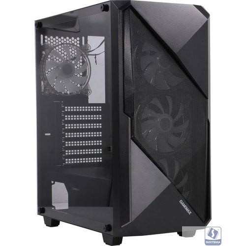 GameMax [REVOLT] ATX,Черн,USB3.0,Зак.стекло,1*120мм вент+контроллер без БП [MFG.3606]
