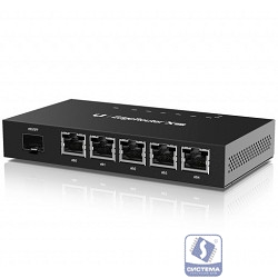 UBIQUITI ER-X-SFP Маршрутизатор 5x Ethernet, 1x SFP, раздача PoE