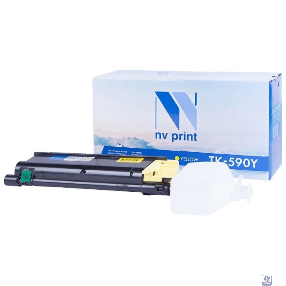 NVPrint TK-590Y Тонер-картридж для Kyocera FS-C2026MFP/C2126/C2526MFP/C2626/C5250DN/P6026cdn/M6526cdn (7000k), yellow